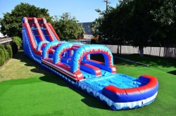 IMG 4603 1717029420 flash dual lane 40 ft Water Slide With Pop Out Fun Slip N Sl Flash 20 ft Dual Lane Slide Original